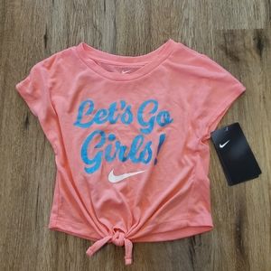 Girl's Nike Tee "Let's Go Girls" shirt